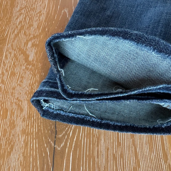 WHBM Slim Mid Rise Distressed Jeans (8) - Picture 3 of 8